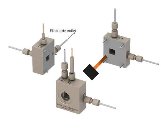 GaossUnion Photoelektrochemische Durchflusszelle mit austauschbarer Gasdiffusionsmembran