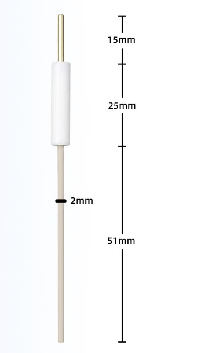 GaossUnion Ag/AgCl-Referenzelektrode, 2 mm, RK1020