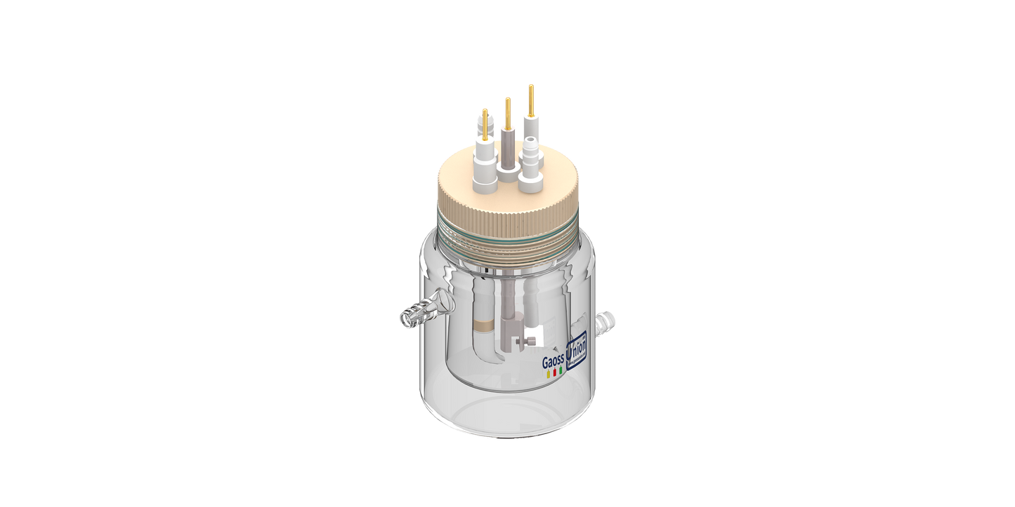 GaossUnion Straight Five-port Electrolytic Cell Electrochemical Cell C002-1