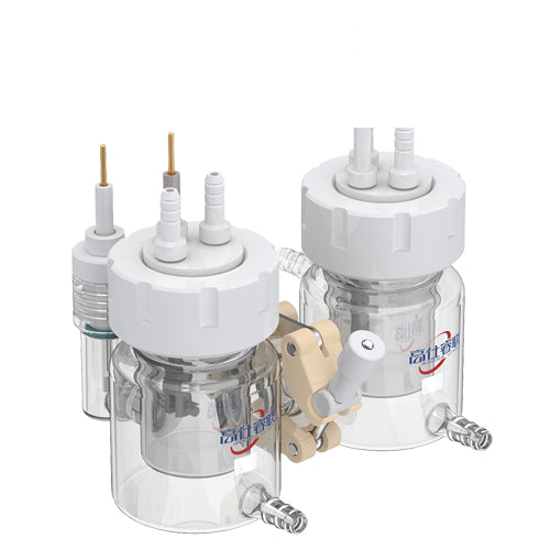 GaossUnion C008-Serie 3H-Elektrolysezelle mit austauschbarer Membran, elektrochemische Zelle